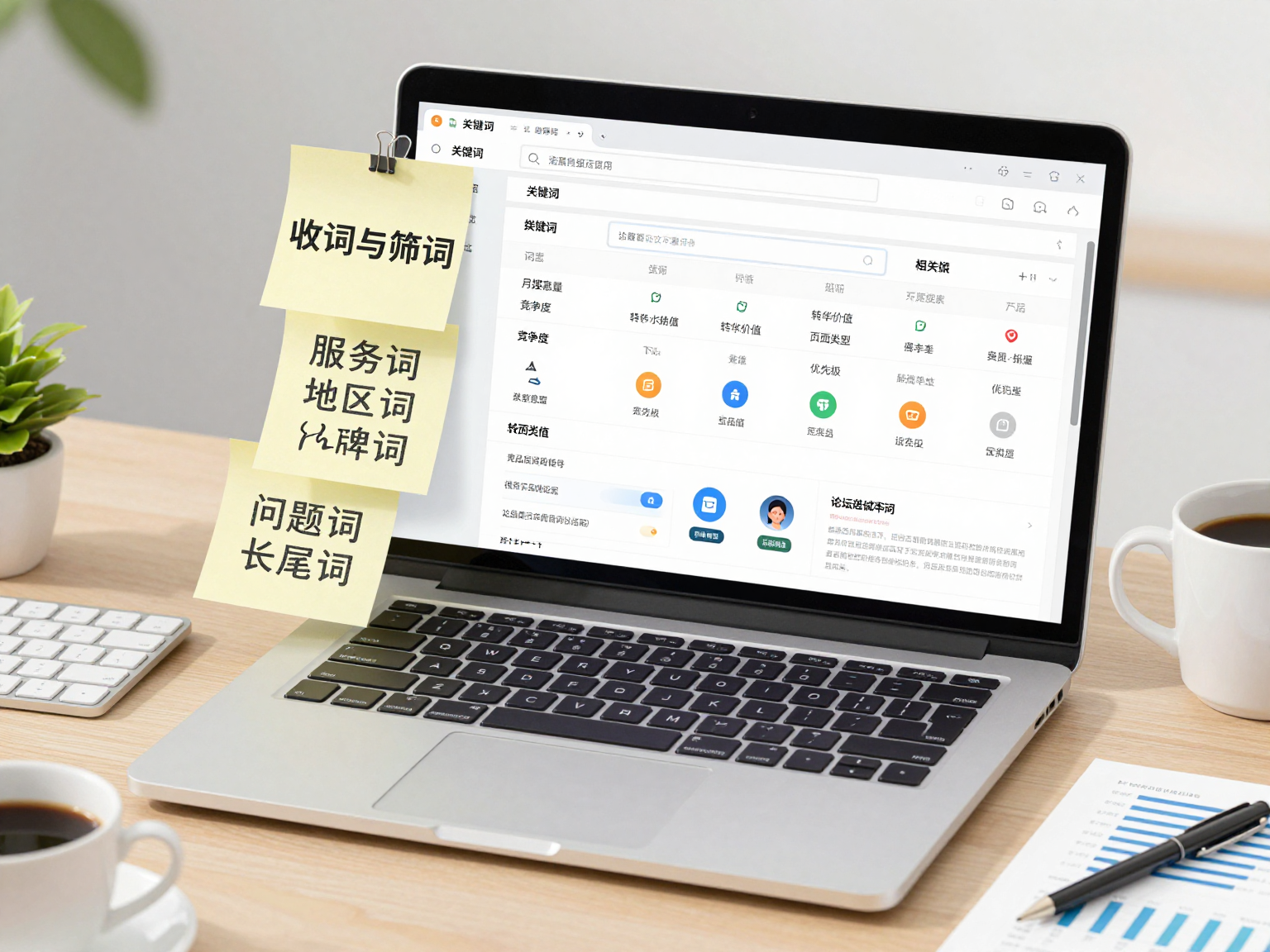 关键词词库收集与筛选示意图 关键词词库收集与筛选示意图
