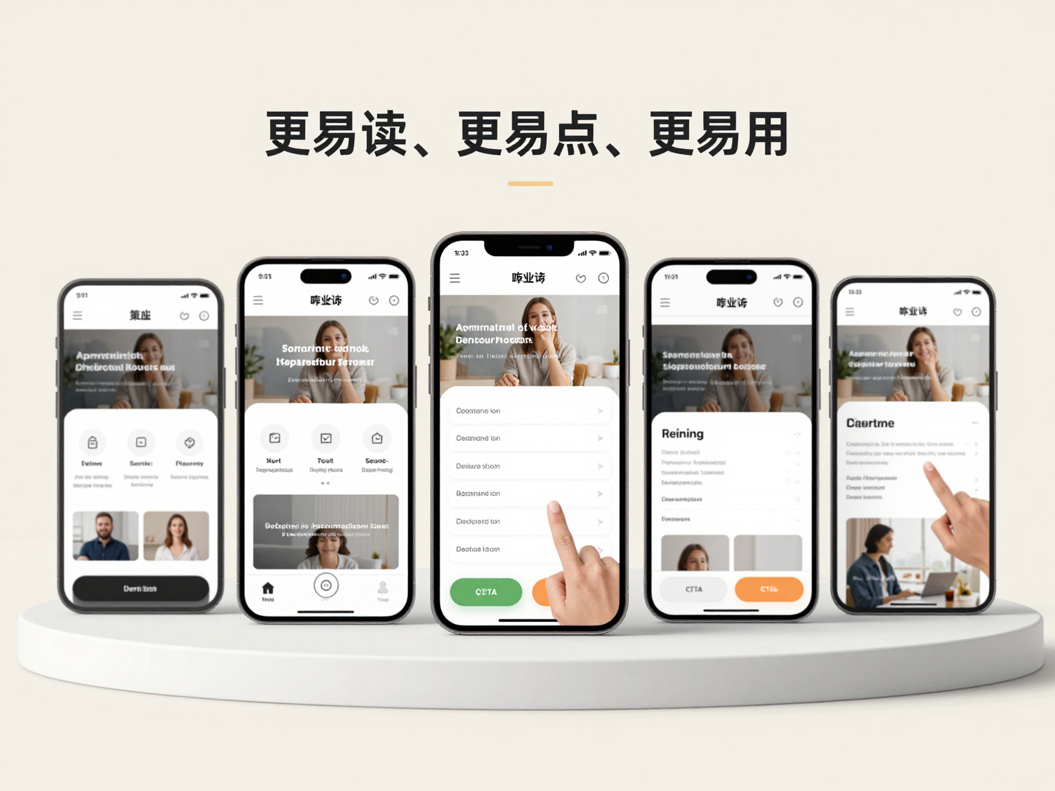 移动端响应式与交互优化示意图