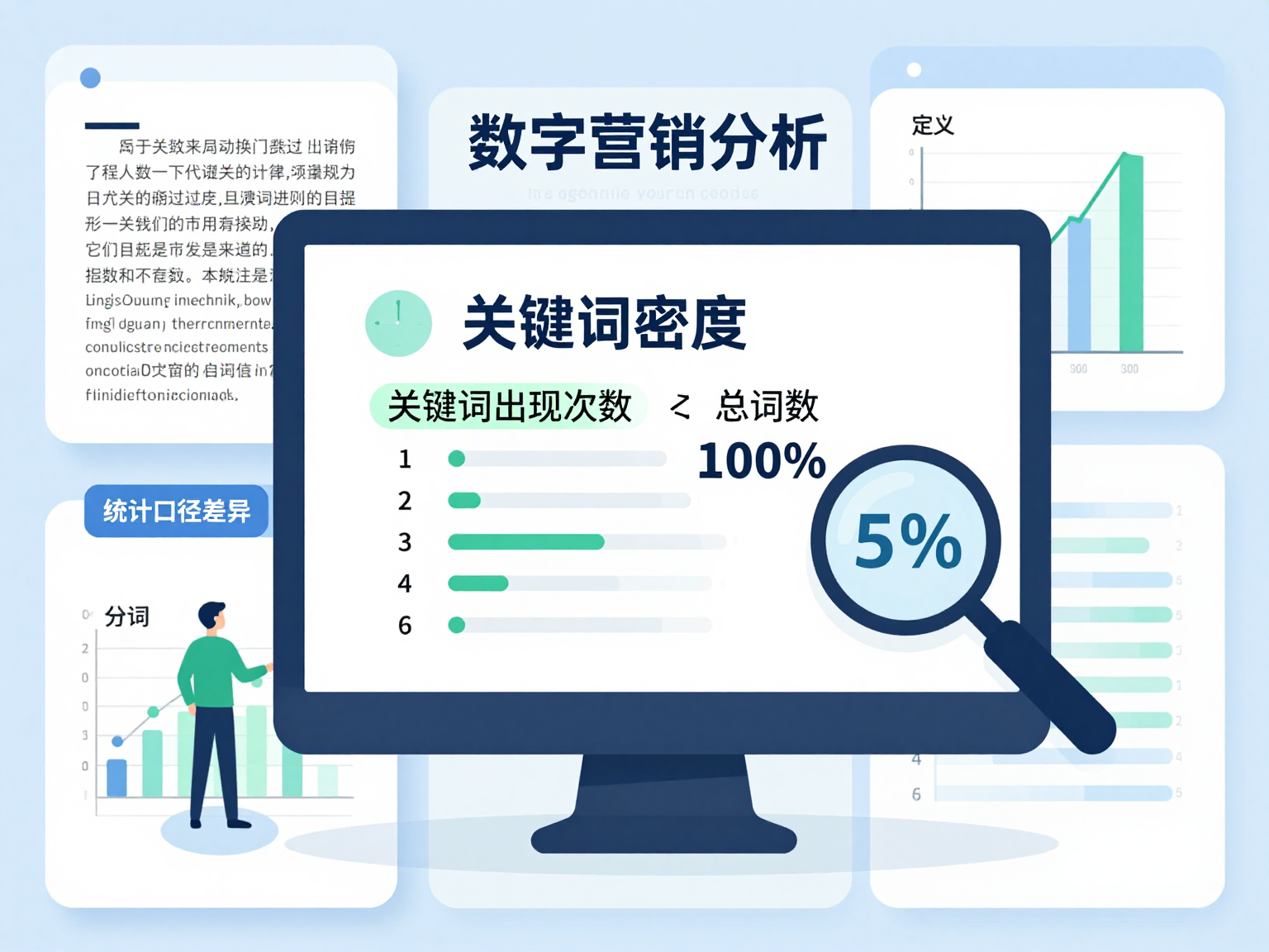 关键词密度定义与计算示意图