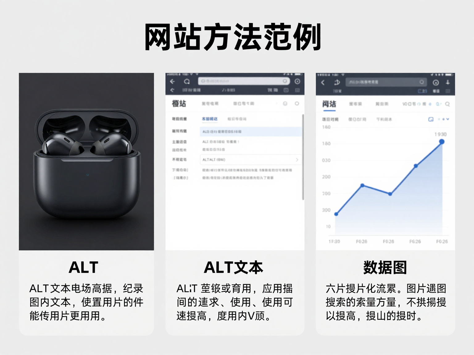产品图、教学截图与数据图的ALT写法范例