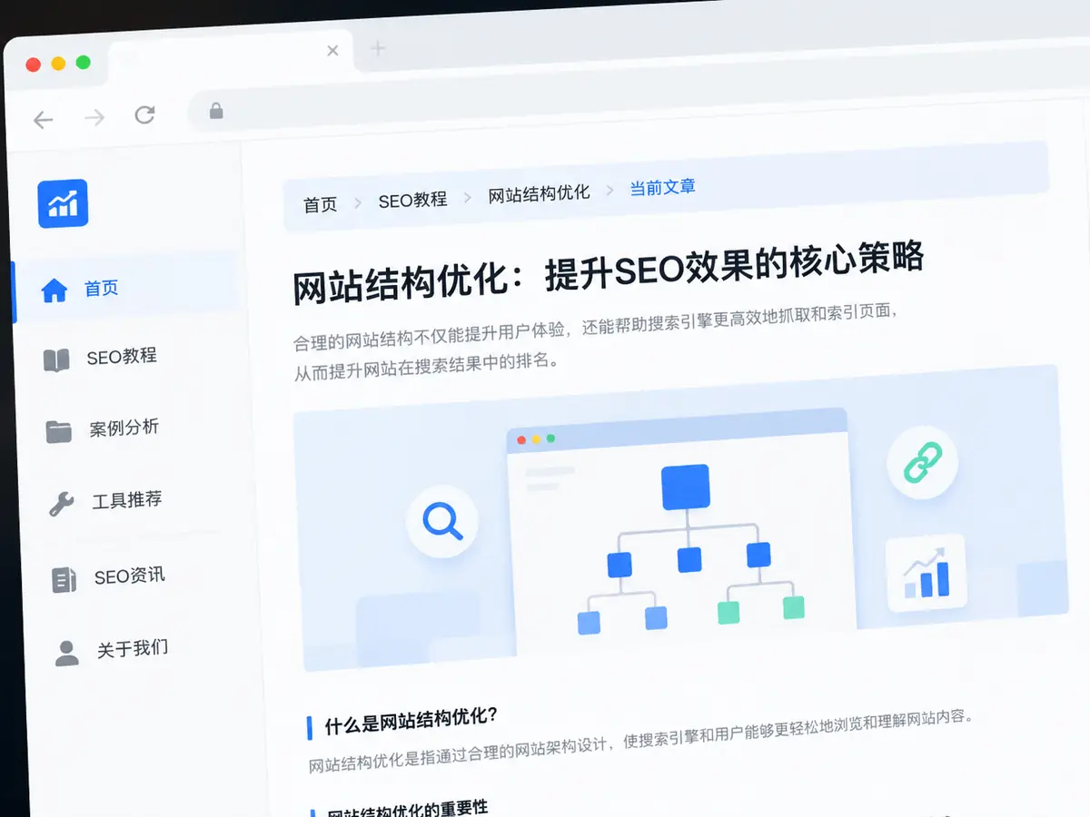 网站页面中的面包屑导航示意 网站页面中的面包屑导航示意
